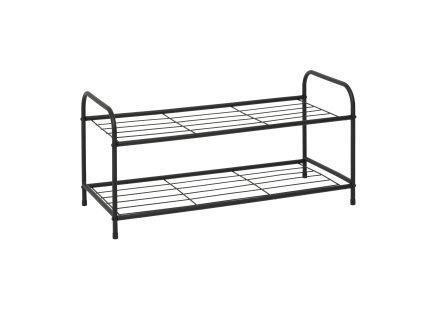 Kovový botník METTY, 2 úrovně, 71 cm