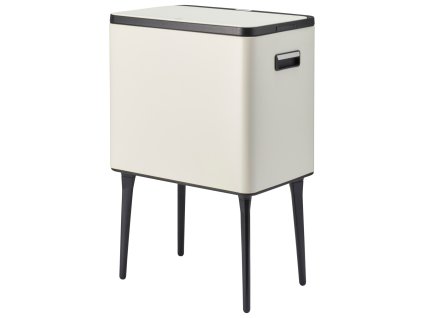 Automatický odpadkový koš, 35 l, kovový - bílý