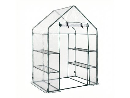 Mini fóliovník s policemi MIVA 143 x 73 x 195 cm