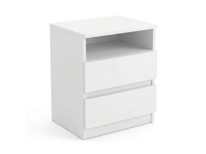 Noční stolek AURI, 40 x 50 x 32, bílý