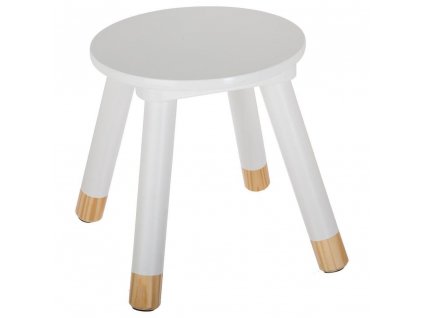 Dětská stolička, 26 x 24 cm, bílá barva