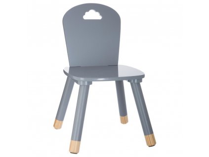 Židle pro děti, šedá, 50 x 28 x 28 cm