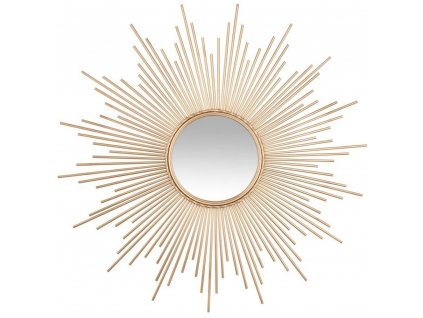 Dekorativní zrcadlo GOLD SUN, 100 cm, zlaté