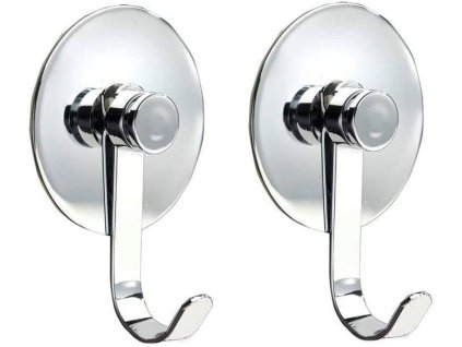 Koupelnové háčky Turbo-Fix, nerez, 2 ks
