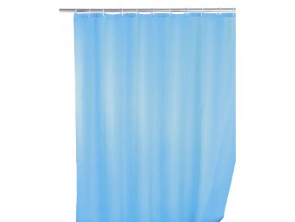 Sprchový závěs, textilní, světle modrý, 180 x 200 cm, WENKO