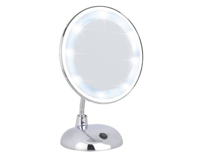 Kosmetické zrcátko STYLE s LED podsvícením, zvětšení x3, WENKO