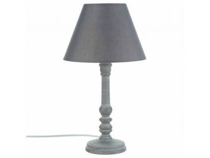 Stolní lampa ve vintage stylu, 20 x 36 cm, šedá