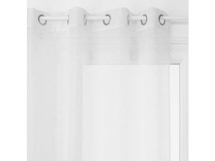 Záclona LOUIS v bílé barvě, skandinávský styl, 140 x 240 cm