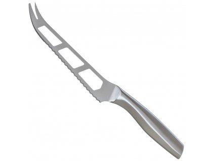 Profesionální kovový nůž na krájení sýru s profilovaným ostřím, 27x0,2 cm