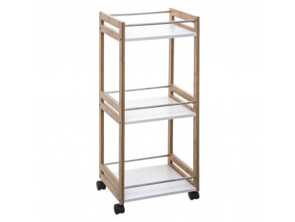 Kuchyňský regál na kolečkách z bambusového dřeva SMALL KITCHEN TROLLEY