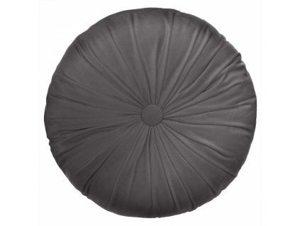 Polštář dekorační DOLCE, tmavě šedá barva, 40 cm