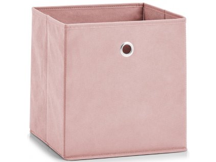 Růžový úložný box, 28 x 28cm, ZELLER
