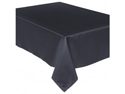 Obdélníkový ubrus v šedé barvě, praktická stolní dekorace