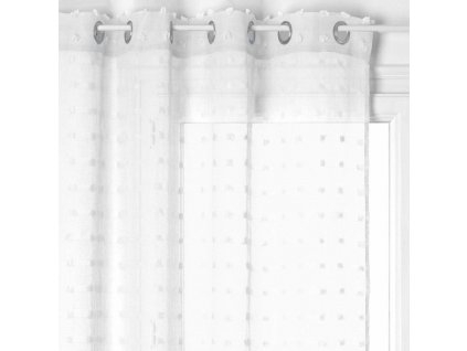 Ready závěs na kolečkách s módním vzorem, bílá okenní závěs pro elegantní interiéry