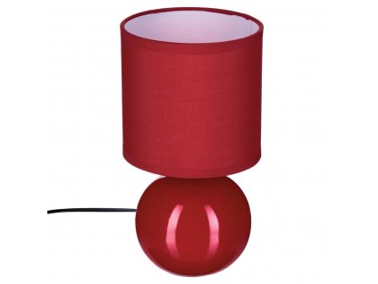 Stolní lampa v červené barvě SCANDI, 25 x 13 cm