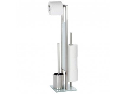 Stojan na toaletní papír a WC štětku,RIVALTA - 3 v 1 , WENKO