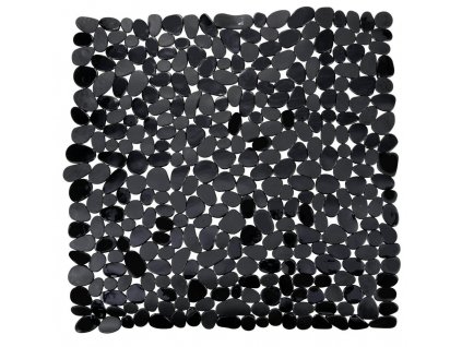 Protiskluzová podložka do sprchového koutu PARADISE, černá barva, 54 x 54 cm