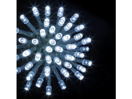 Dekorativní 100 LED vánoční světla, bílá barva