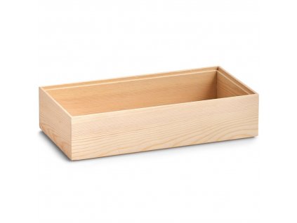Univerzální dřevěný úložný box, 30x7 cm