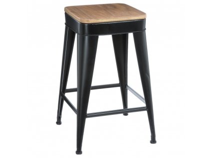 Stolička - čtyřnohá, kovová, barová stolička