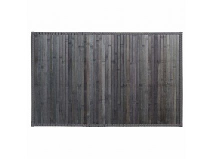 Koupelnová předložka, bambusová v antracitové barvě, 50 x 80 cm