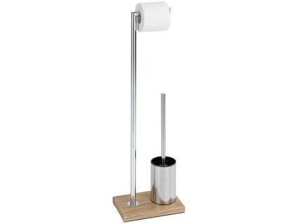 WC kartáč se stojanem na toaletní papír MARLA, 3v1, WENKO
