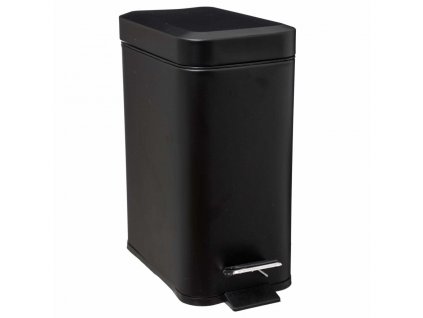 Odpadkový koš do koupelny, černý, 5L