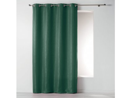 Závěs, zelená barva, 140 x 260 cm RIAD