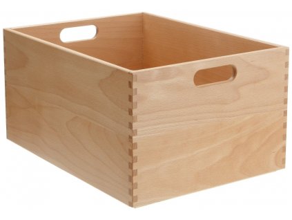 Dřevěná úložná krabička, 40 x 30 x 21 cm, ZELLER