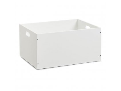 Úložný box na drobnosti v bílé barvě, MDF deska, 40 x 30 x 20 cm, ZELLER