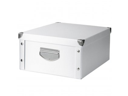 Box pro skladování, 40x33x17 cm, barva bílá, ZELLER