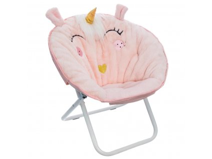 Dětská sedačka UNICORN, barva růžová