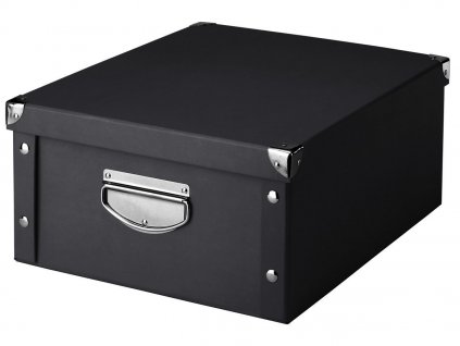 Box pro skladování, 40x33x17 cm, barva černá, ZELLER