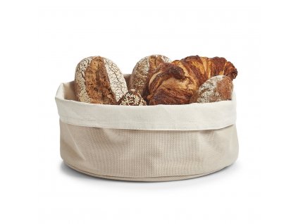 Košík na chléb, 100 % bavlna, O25x13 cm, ZELLER
