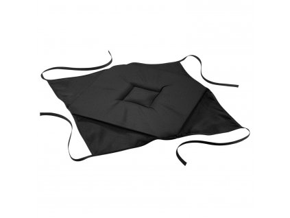 Polštář na židli v černé barvě z polyestru Essentiel, 36x36 cm