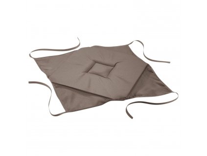 Hnědý polštář na židli v hnědé barvě z polyestru Essentiel, 36x36 cm
