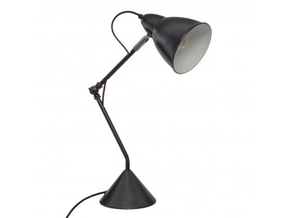 AUDE stolní lampa, kov, 62 cm, černá
