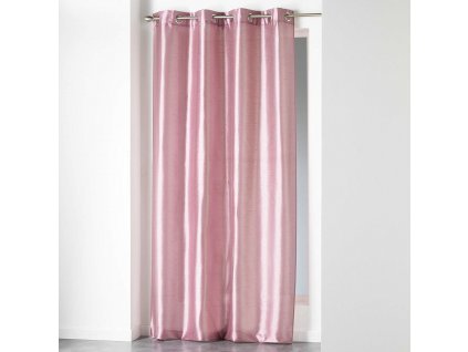 Zatemňovací opona SILK SHANA, 140 x 240 cm, růžová