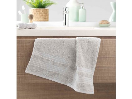 Koupelnový ručník na ruce EXCELENCE, 50 x 90 cm, světle šedá barva