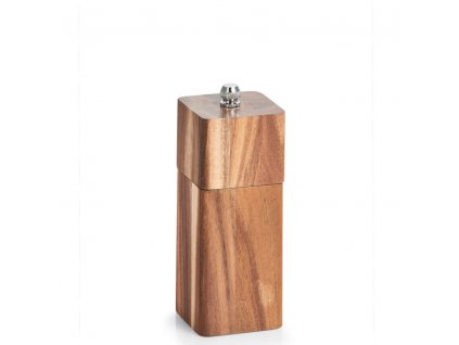 Ruční mlýnek na sůl a pepř,  13 x 5 cm ,  akátové dřevo, ZELLER