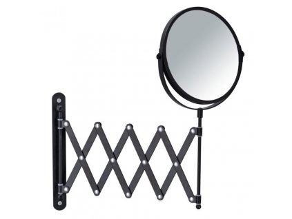 Kosmetické zrcadlo EXCLUSIV, teleskopické, černé, WENKO