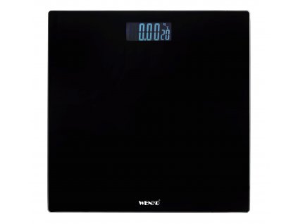 Osobní váha LED, 28 x 28 cm, černá , WENKO