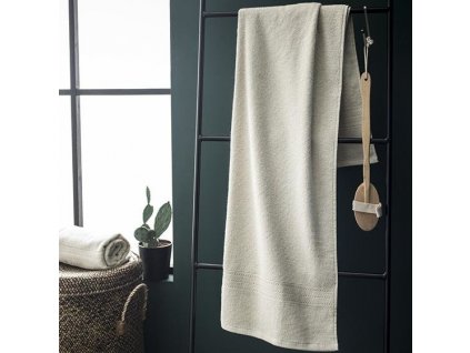 Koupelnový ručník GYPSET, bavlna, 90 x 150 cm, béžová barva