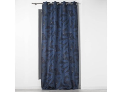 Závěs LIOPHEE, 140 x 260 cm, tmavě modrý