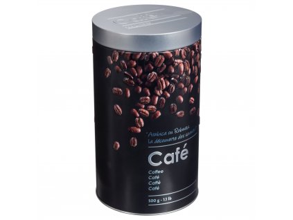 Dóza na kávu, kovová, 500 g