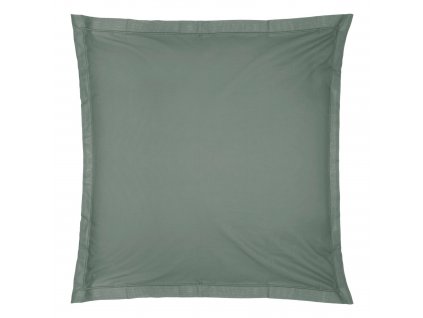 Bavlněný povlak na polštář, 63 x 63 cm, zelený