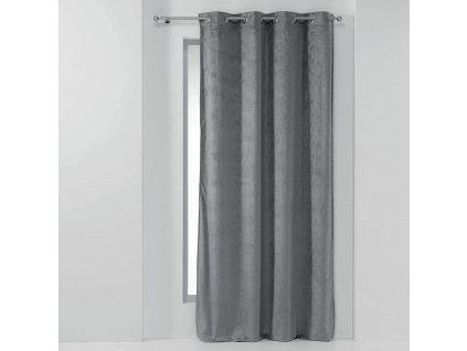 Zatemňovací závěs ADRINA, 140 x 240 cm, tmavě šedý
