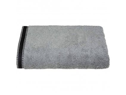 Koupelnový ručník JOIA, 70 x 130 cm, bavlněný, šedá barva