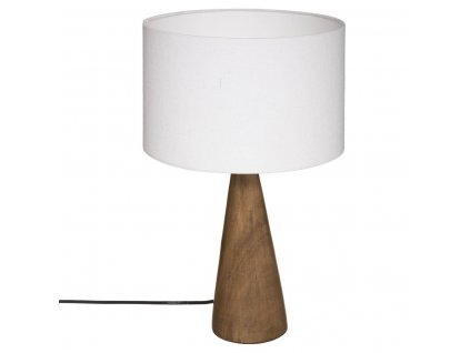 Noční lampa, bílé stínidlo, O 28 x 46 cm
