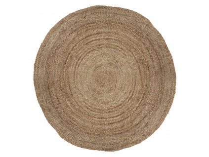 Jutový kulatý koberec, O 120 cm